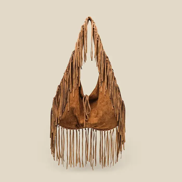Hobos en daim vintage pour femmes