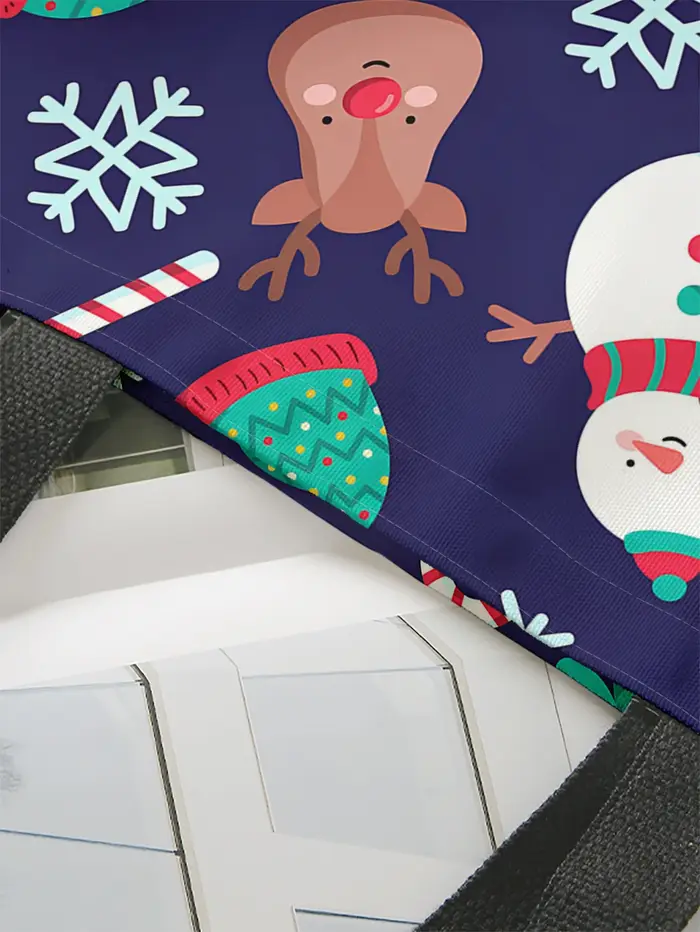 Sac à main décontracté imprimé sur le thème de noël