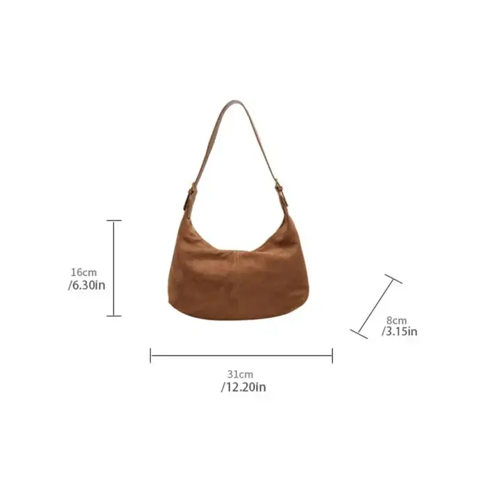 Sac à main tendance en daim