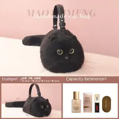 Sac à bandoulière Design féminin, petit sac messager pour homme, polyvalent, fait à la main, en pelu