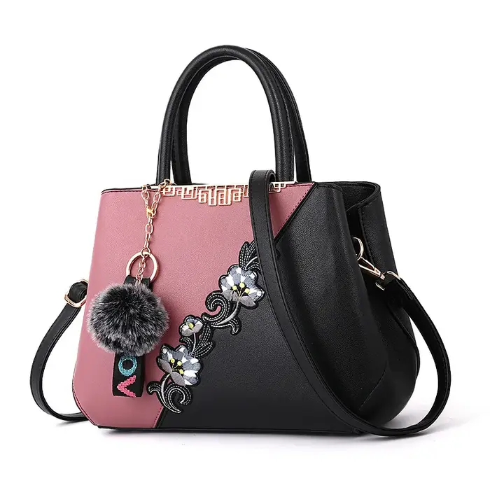 Sac à main brodé à fleurs pour mère