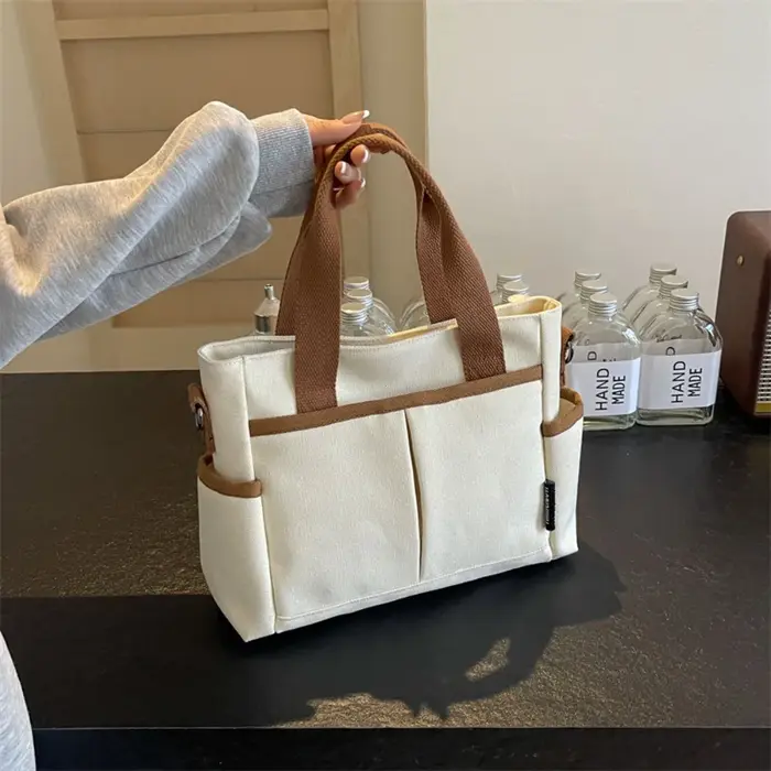Sac fourre-tout en toile pour femme