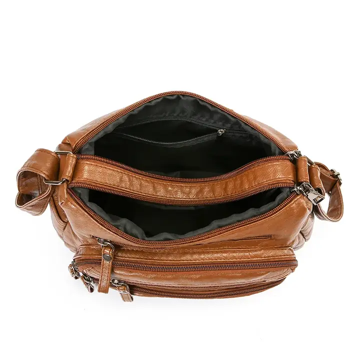Sac à main en cuir véritable pour femmes