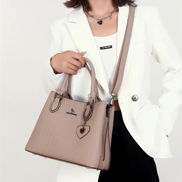 Sac à bandoulière alligator pour femme