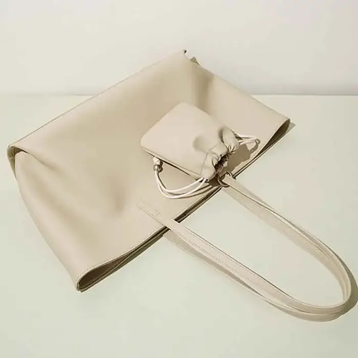 Sac à main à bandoulière Portable en cuir véritable pour femmes, fourre-tout de grande capacité insp