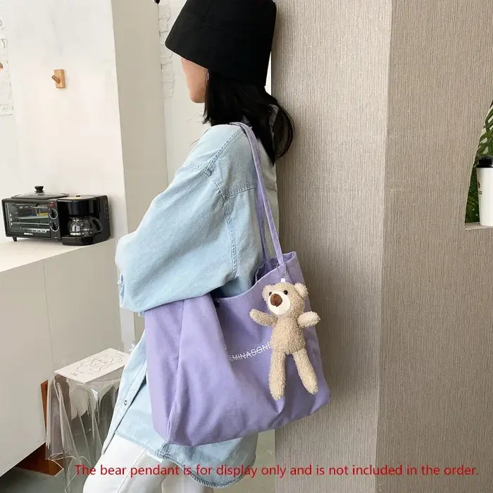 Sac en toile japonais, fourre-tout de grande capacité