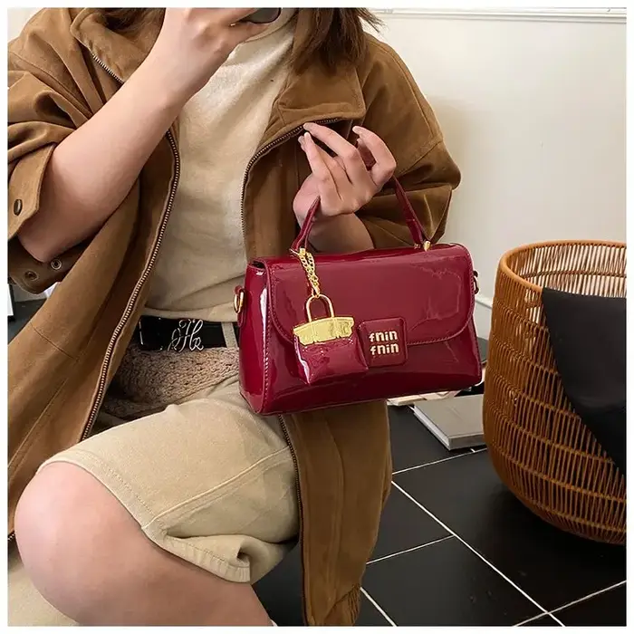Sacs à langer élégants et simples de style parisien pour femmes, sac à bandoulière de créateur de mo