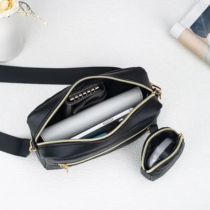 Sac carré à bandoulière minimaliste décontracté