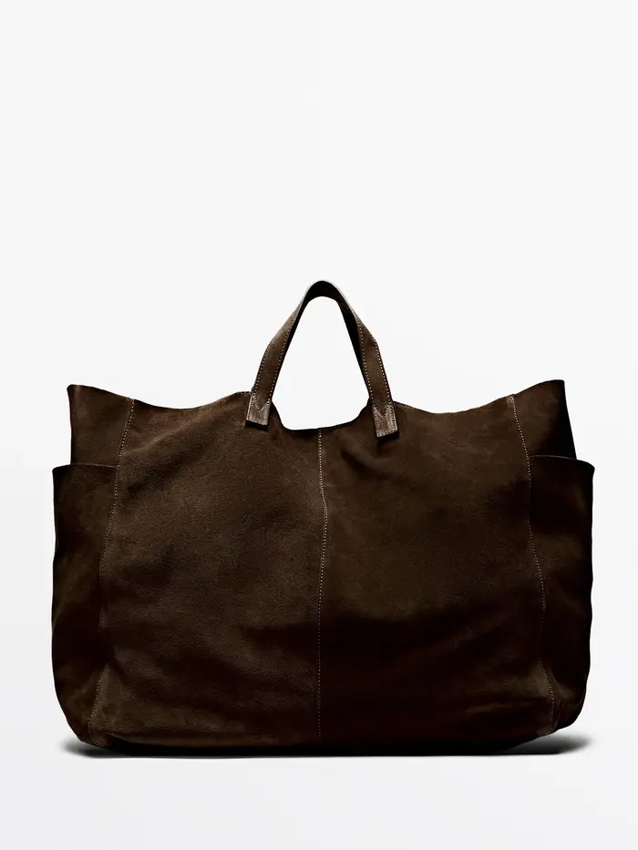 Grand sac à main en daim pour femme, sac à main, sac à bandoulière souple de grande capacité, sac fo