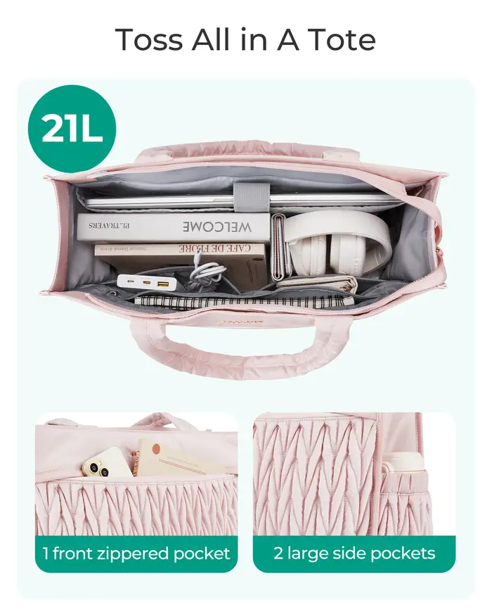 BAGSMART Sac fourre-tout pour femme grand sac