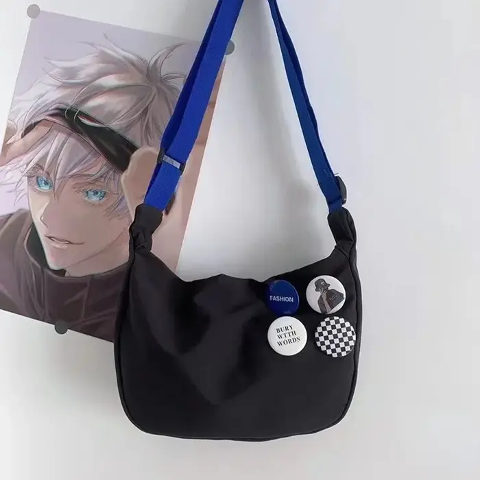 Sac à bandoulière tendance de marque coréenne pour femme, bleu Klein, polyvalent et décontracté