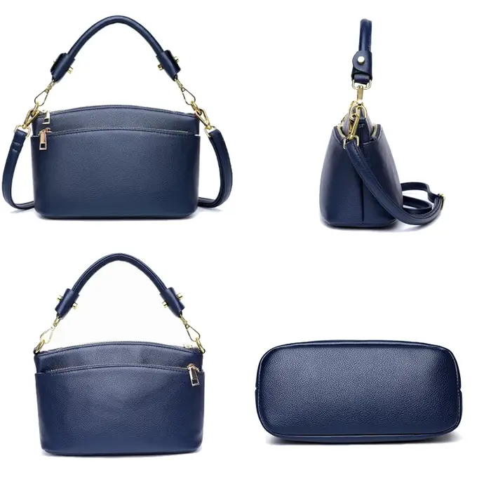 Loisirs en cuir véritable fille moto sac mode tendance femme sacs de messager portefeuille de haute qualité