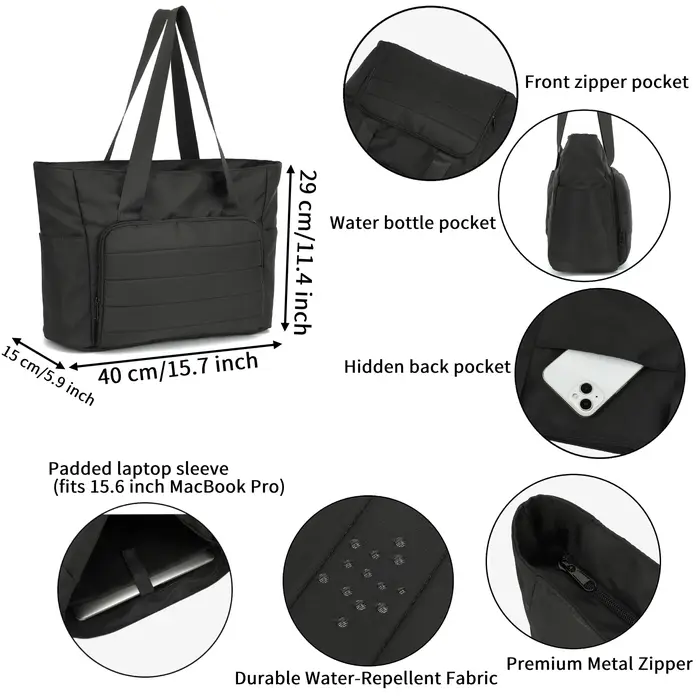 Sac fourre-tout pour ordinateur portable 15
