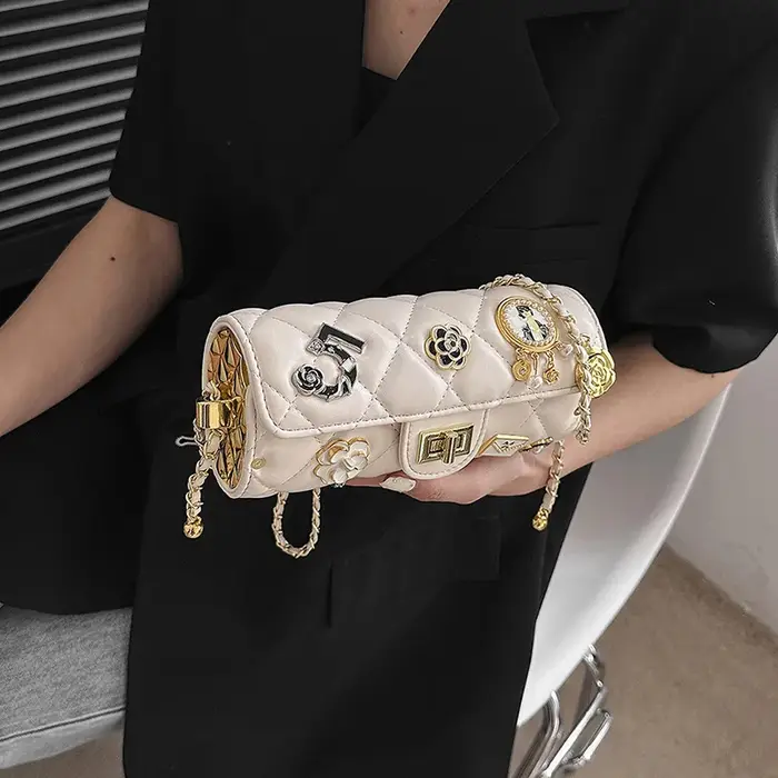 Sac à bandoulière en losange pour femmes
