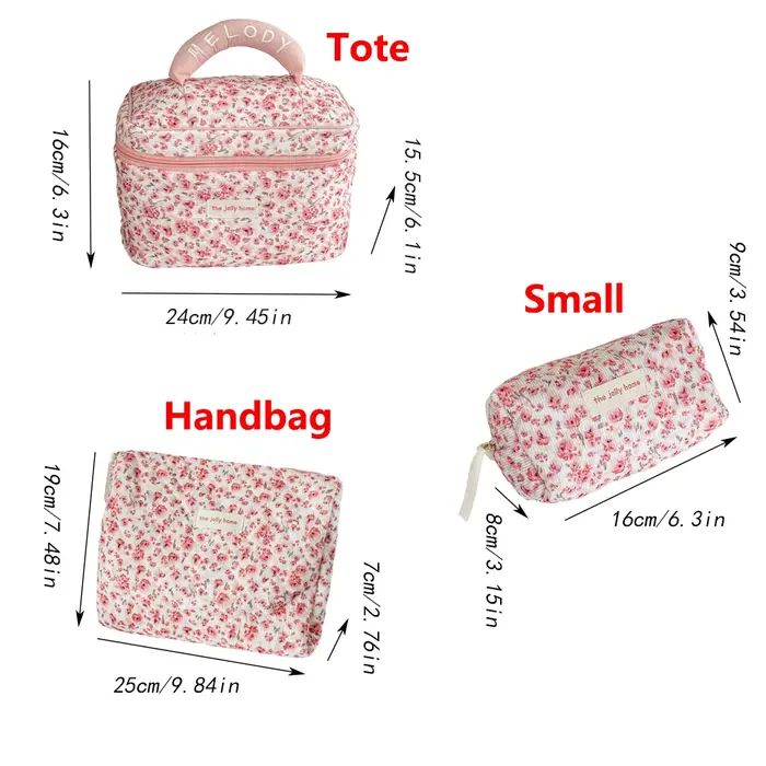 Pochette à fleurs roses pour femmes