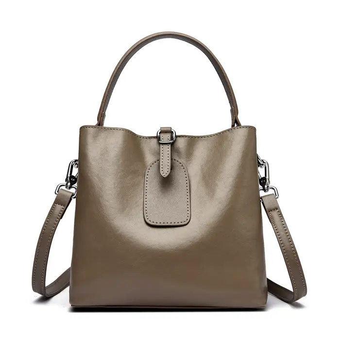 Sac à main en cuir véritable pour femmes