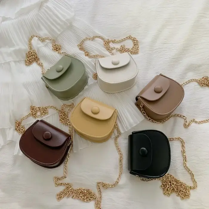 Nouveau Mini sac à bandoulière pour femmes mode couleur unie chaîne sac