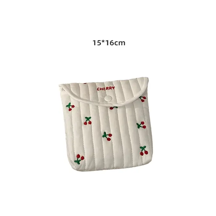 Sac de rangement portable mignon pour serviettes hygiéniques et tampons