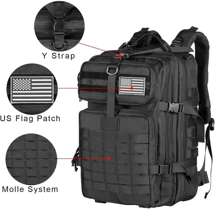 30/45L homme sacs à dos tactiques HkingTravel