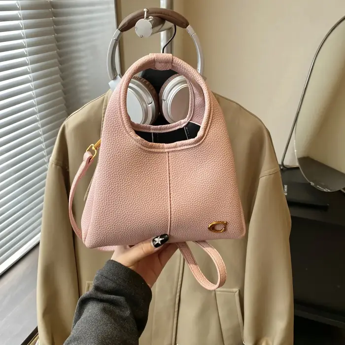 Sac fourre-tout hobo en daim marron pour femme
