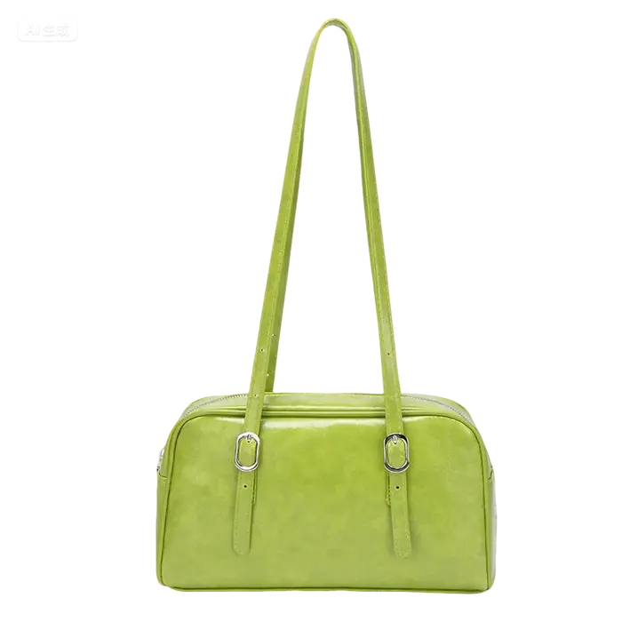 Sacs à bandoulière de banlieue verts pour femmes, sacs à main de luxe de styliste, sac décontracté d
