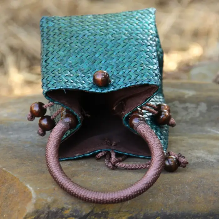 Sac à main en rotin Vintage pour femmes