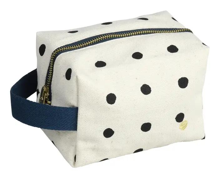 Trousse cube Mio Ecru S 10 x 16 x 10