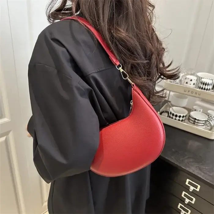 Sac à main croissant de luxe pour femmes