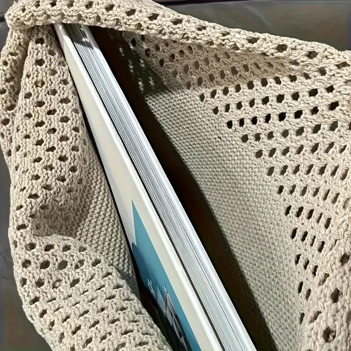 Sac fourre-tout en tricot bohème pour femmes