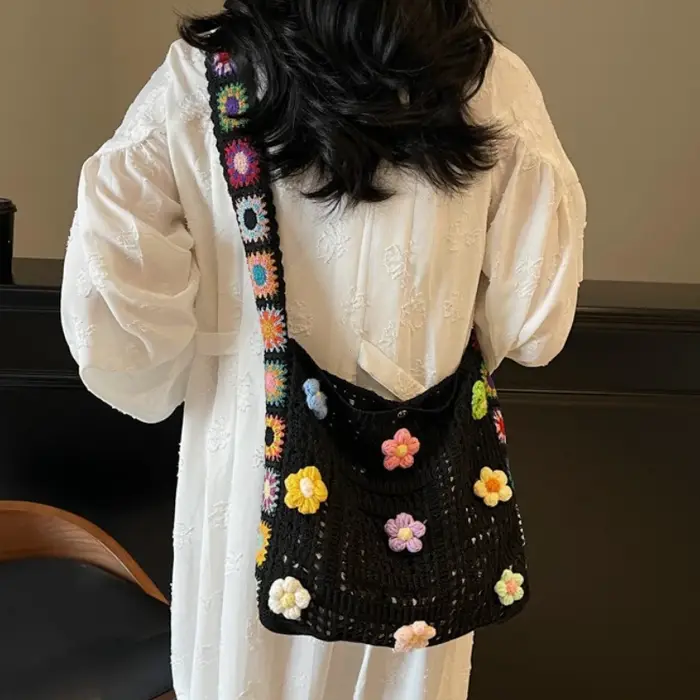 Sac à main Boho en Crochet pour femmes