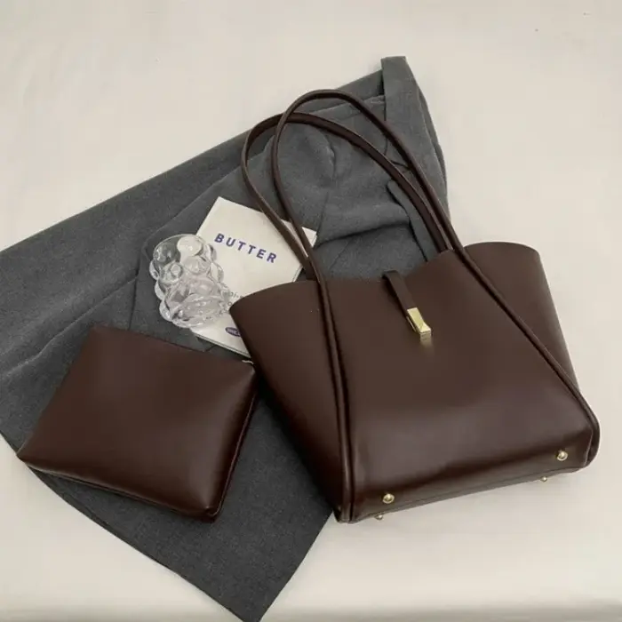 Sacs fourre-tout de luxe de marque pour femmes en cuir PU souple