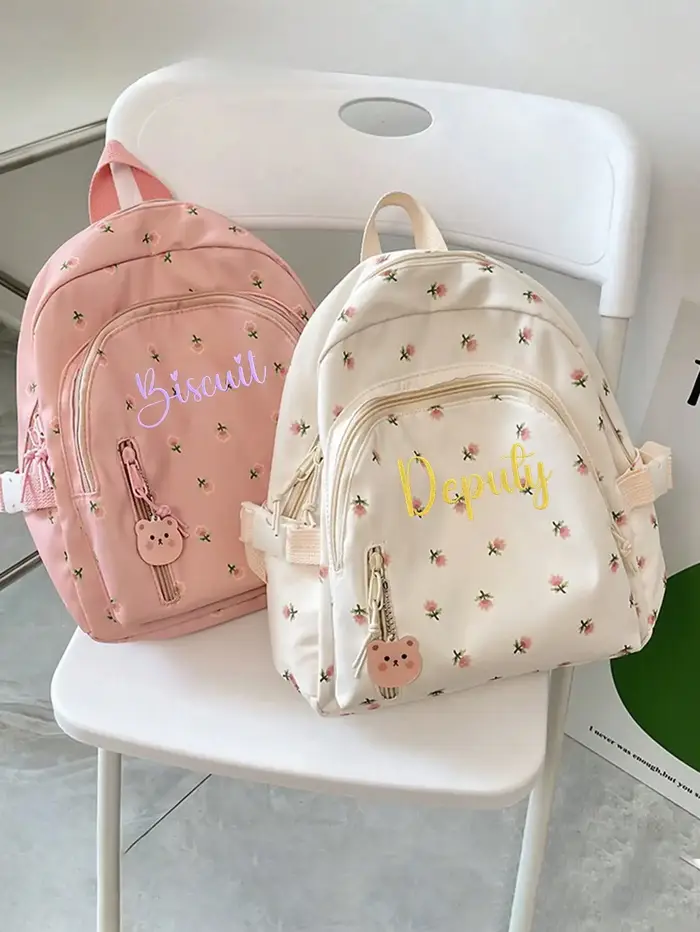Mini sac à dos floral mignon pour filles