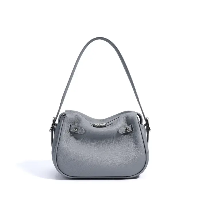 2025 été vert Beige couleur Style décontracté femmes sac à bandoulière petit véritable cuir de vache