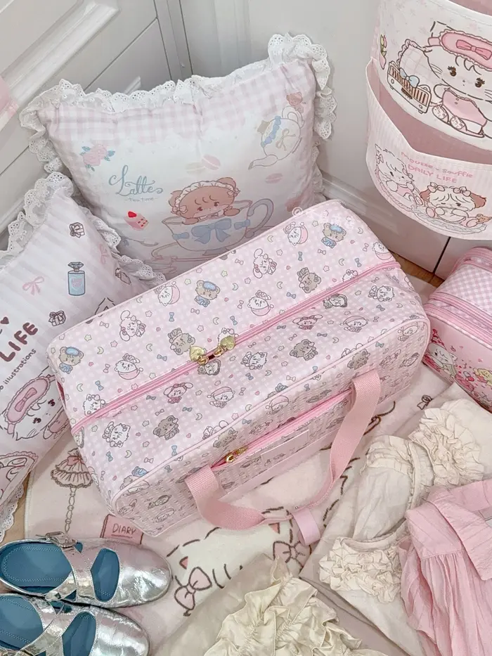 Nouveau Kawaii Mikko sac à main grande capacité sac de voyage sac de rangement Anime