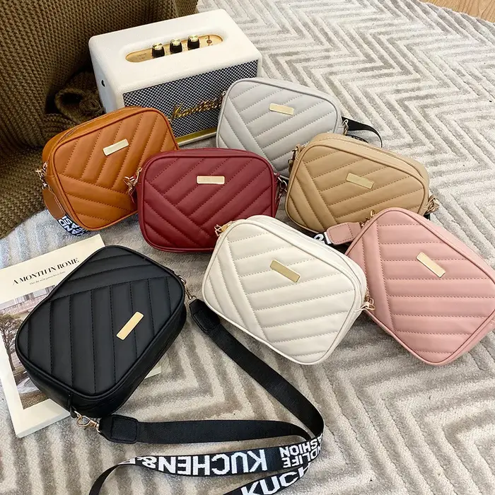 Sac à bandoulière en cuir PU pour femmes