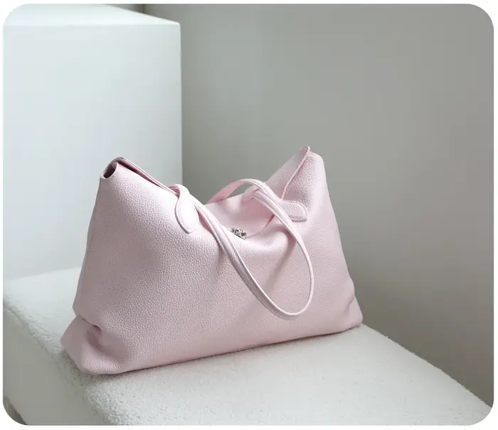 Sac fourre-tout en cuir véritable Spring - Sac à bandoulière en cuir de vachette grande capacité, plusieurs couleurs