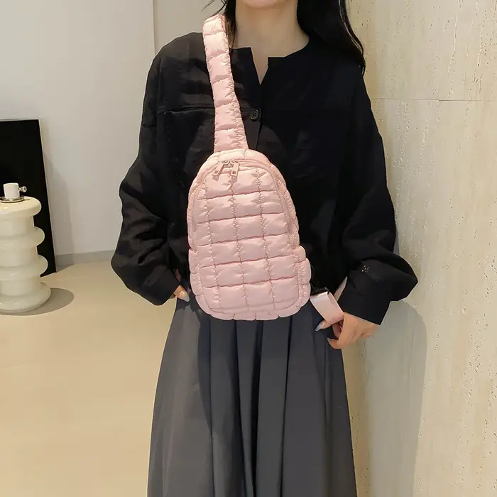 Nouveau sac de poitrine matelassé femmes mode nuage sac à bandoulière bouffant fronde sacs