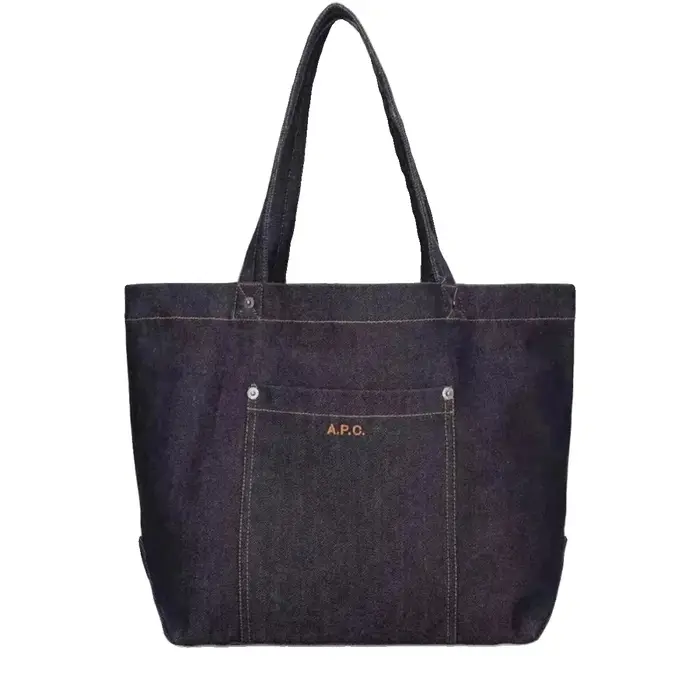 Sac APC, nouveau sac en toile denim pour étudiantes, sac fourre-tout de grande capacité, sac de shop
