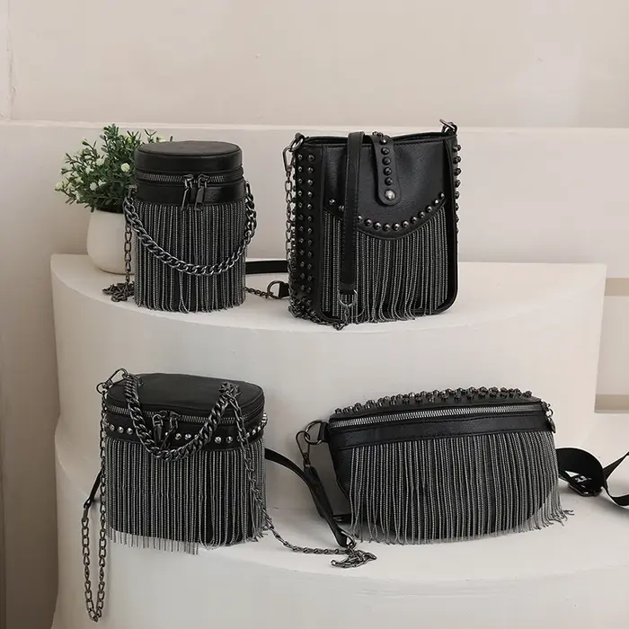 Sac cylindrique de luxe pour femmes