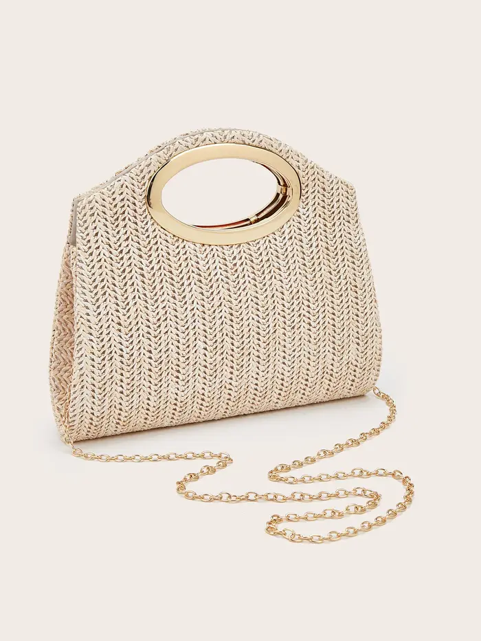 Nouveau sac à main tissé tendance pour femmes