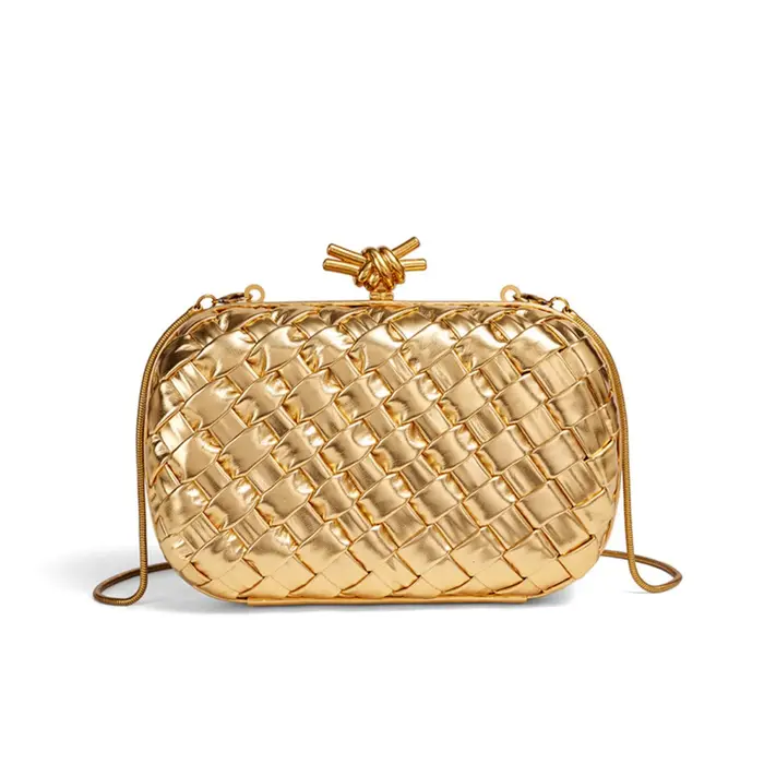 Or femmes mode mariage sac à main soirée sac à bandoulière pochette sacs à main pochette