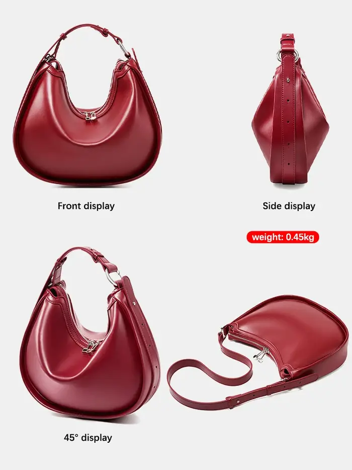 Sacs à main en cuir Zency Fashion pour femmes, sac hobo pour petite amie, épouse, ou pour faire du s