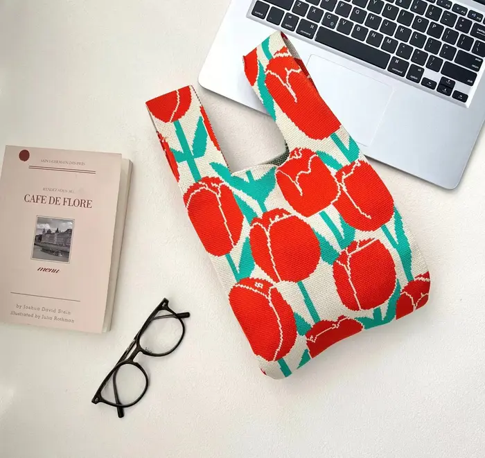 Sacs fourre-tout tricotés pour femmes