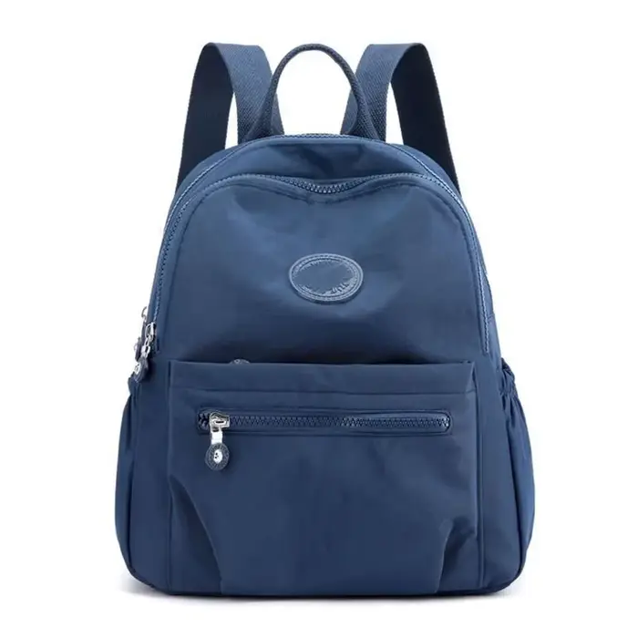 Coréen Nylon sac à dos femmes décontracté couleur unie petit cartable sac de voyage pour adolescent 