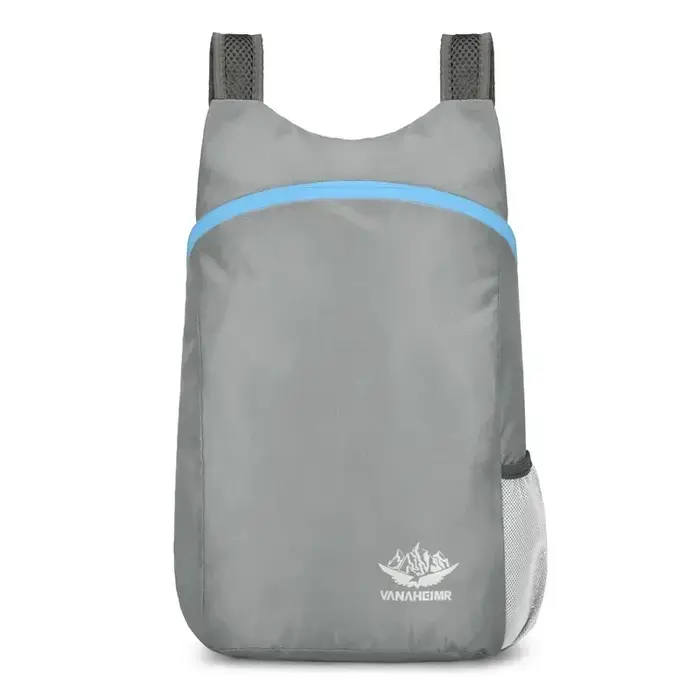 Sac à dos couleur unie, sac à bandoulière léger, grande capacité, résistant aux éclaboussures, voyag