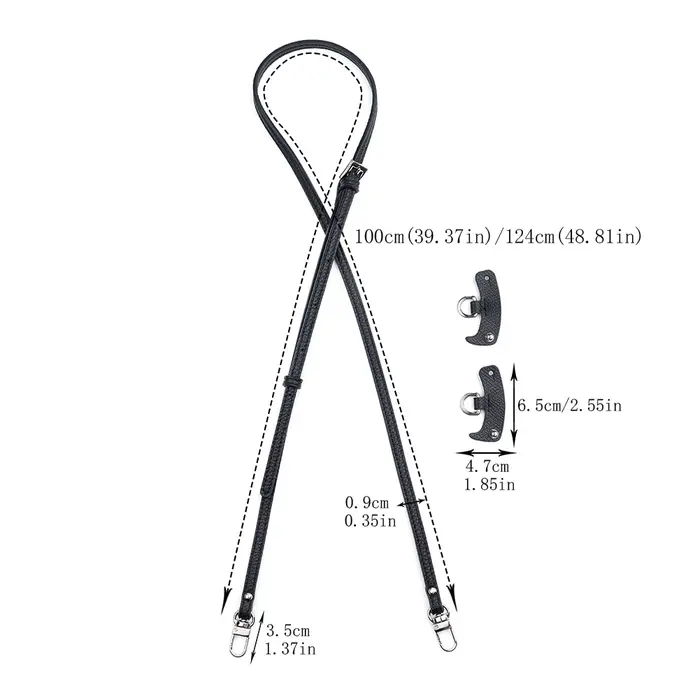 Sangle de sac à bandoulière de remplacement en cuir pour Mini sac Longchamp