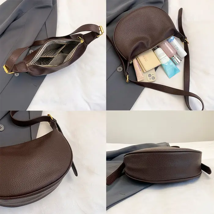 Sac fourre-tout en cuir PU grande capacité style coréen