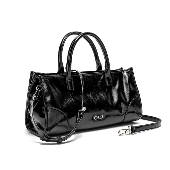 CHCH sac à bandoulière pour femme nouveau sac bâton motif marbre noir bandoulière détachable