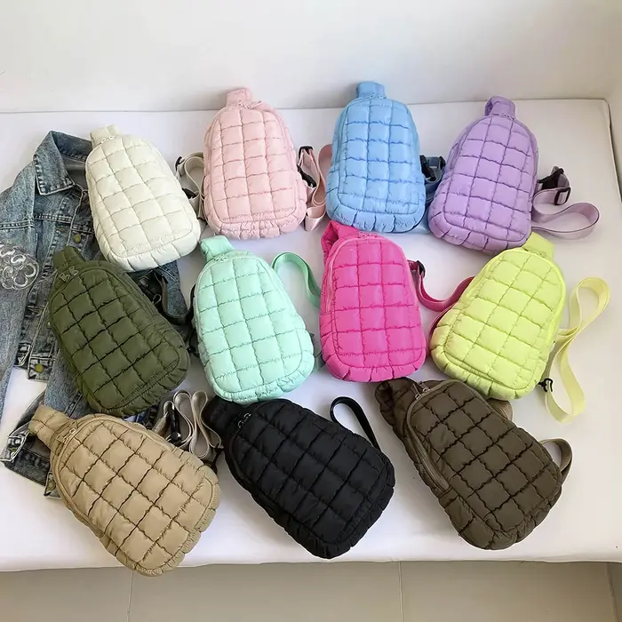 Nouveau sac de poitrine matelassé femmes mode nuage sac à bandoulière bouffant fronde sacs