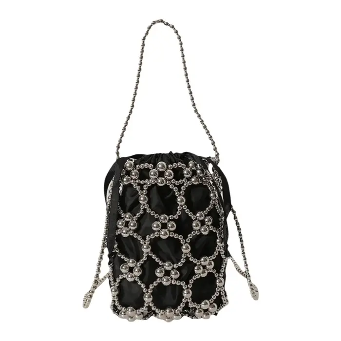 Sac à main chic pour femme avec perles